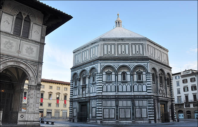 Exterior view of the Baptistery of Saint John