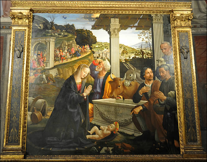Painting of the Adoration of the Magi
