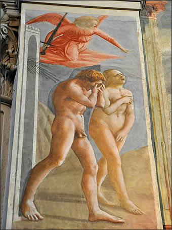 Adam and Eve of the Brancacci Chapel