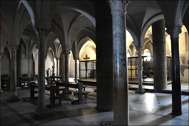 The crypt of San Miniato al Monte