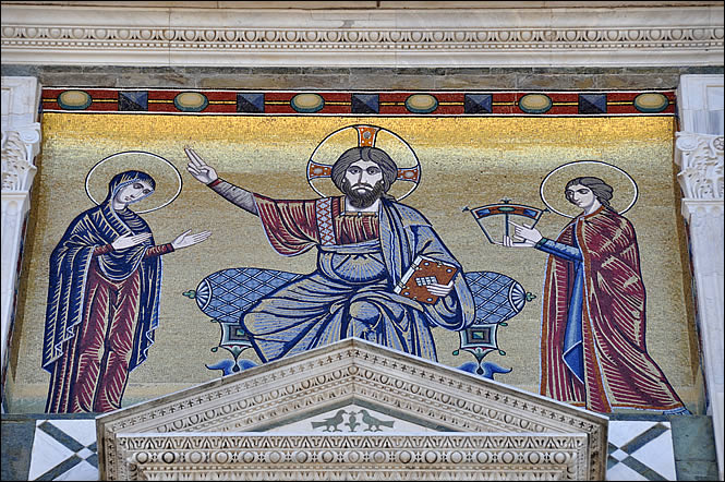 Mosaic of the faade of San Miniato al Monte