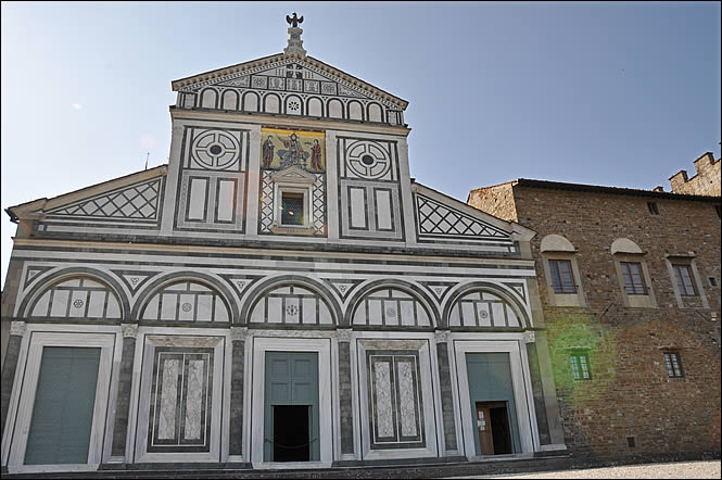 facade of the church of San Miniato al Monte