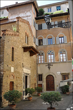 facade of the church Santi Apostoli