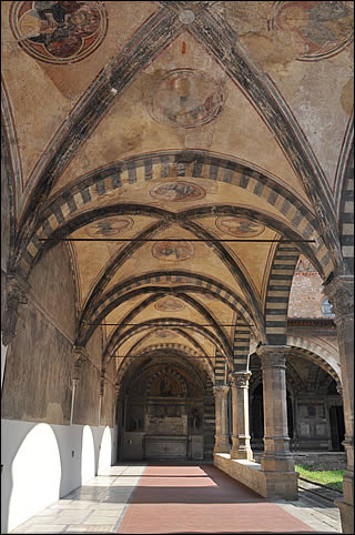 The cloister of Santa Maria Novella