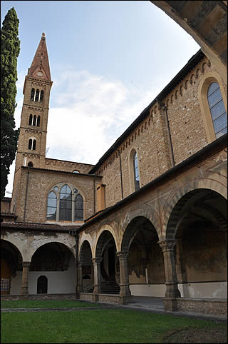 The cloister of Santa Maria Novella