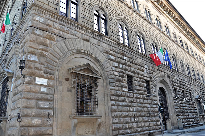 La faade du palazzo Medicis Riccardi