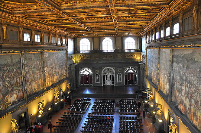 The Hall of the Five Hundred in Palazzo Vecchio