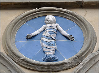 Medallion representing an infant